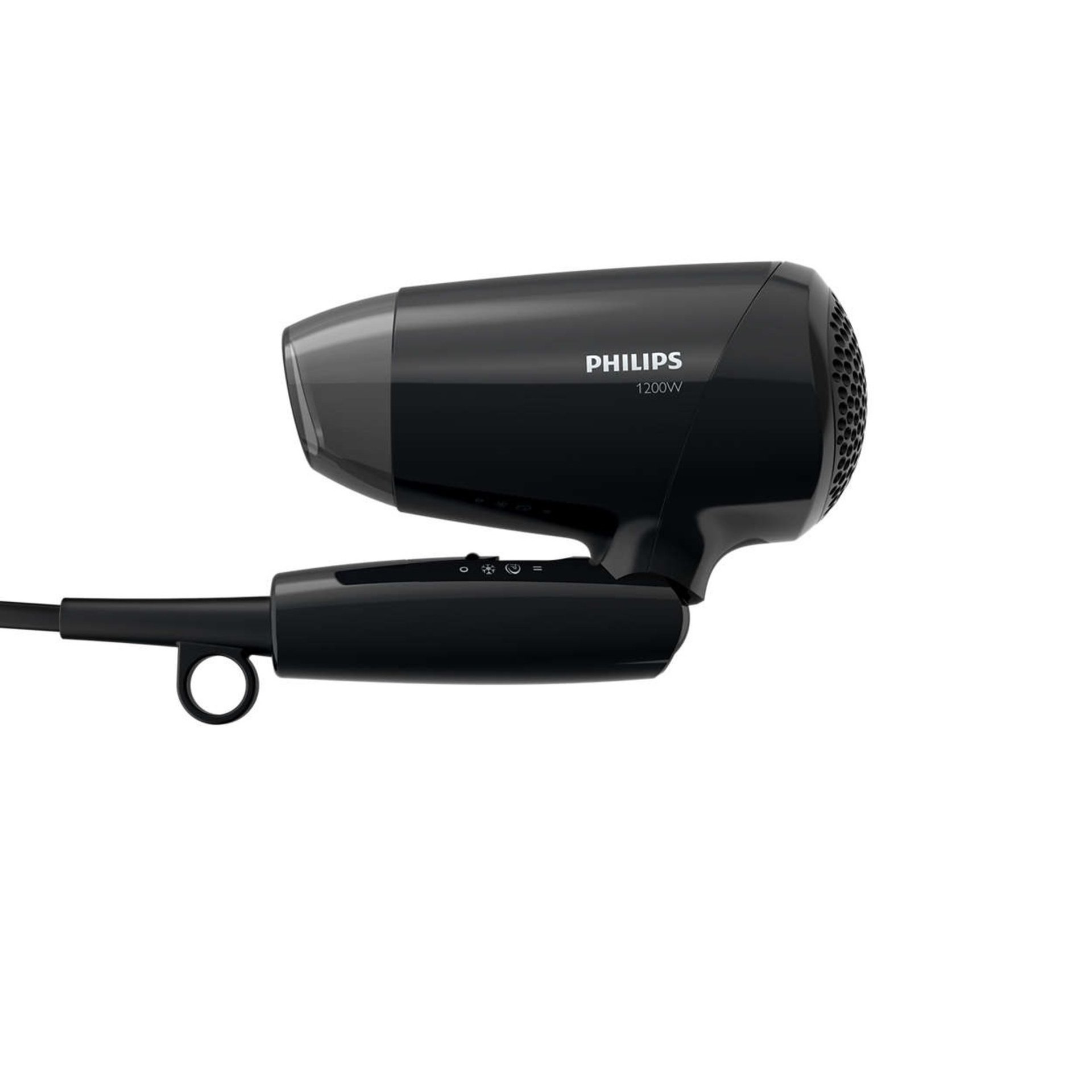 Philips Hair Dryer BHC010/13 | 1200W Compact Travel Dryer with ThermoProtect