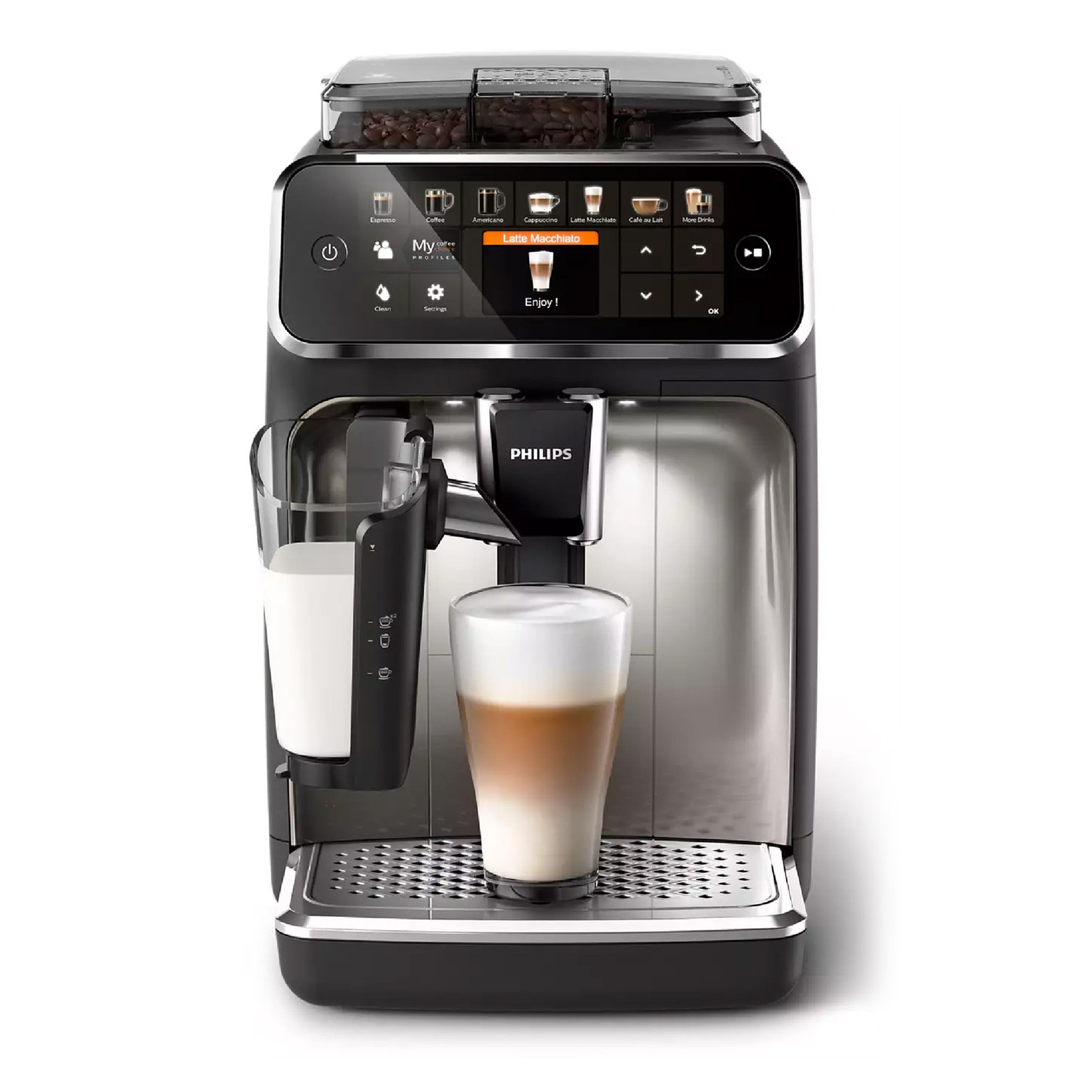 Philips Espresso Machine EP5447/90 | 5400 Series Fully Automatic with LatteGo