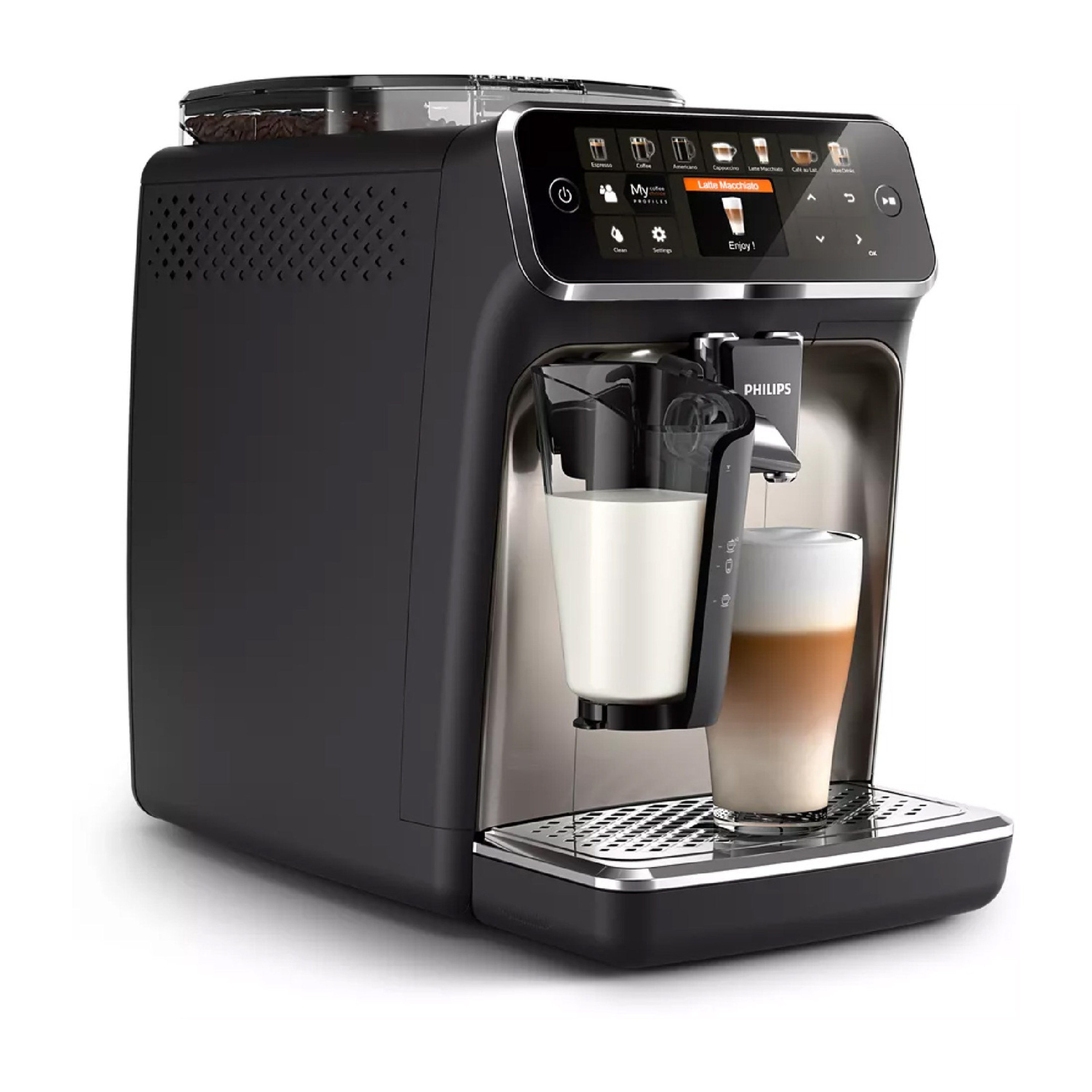 Philips Espresso Machine EP5447/90 | 5400 Series Fully Automatic with LatteGo
