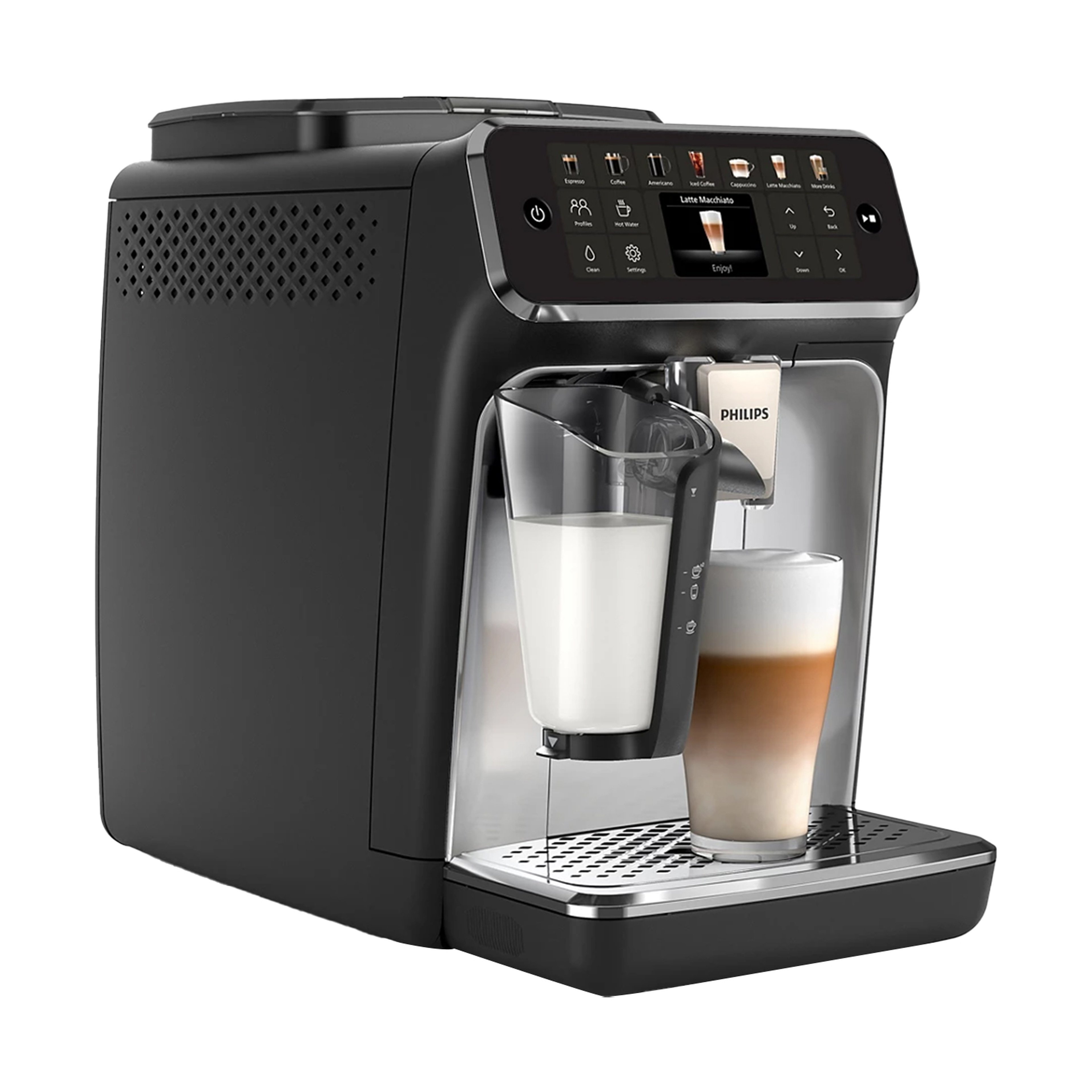 Philips Espresso Machine EP4446/70 | 4400 Series Fully Automatic with LatteGo