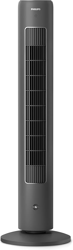 Philips Tower Fan 5000 Series CX5535/11 | Slim Oscillating Fan with Remote Control
