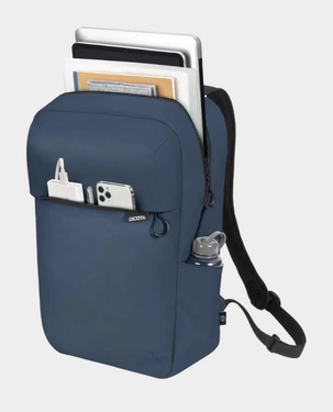 DICOTA Backpack Commuter 13–16" – Eco-Friendly Laptop Backpack, Navy Blue (D32120-RPET)